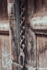 old rusty lock