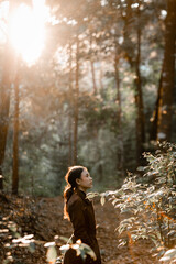 young women travel nature on weekends