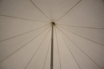 Obraz premium inside view to the roof of a tent