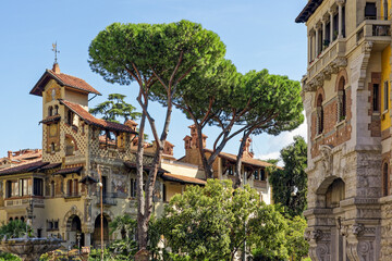 Obraz premium Quartier résidentiel à l'architecture de style à Rome