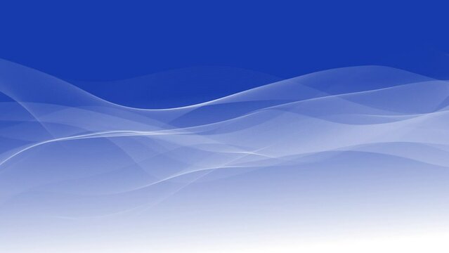 Abstract blue lines loop