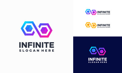 Modern Infinity Logo designs vector, Infinity Symbol icon template