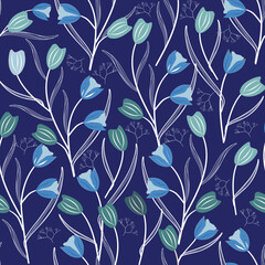 Floral Seamless Pattern. Spring collection for fashion and print. 
