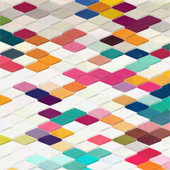 Colorful squares pattern with a rough texture. Background texture wall and have copy space for text. Picture for creative wallpaper or design art work.