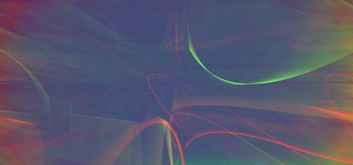 Abstract hologram lines vibrant background