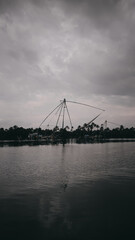 Fototapeta premium bridge over the river in the morning