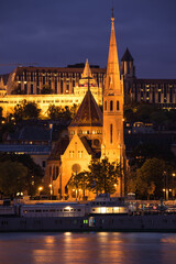 Obraz premium View of the historical center of Budapest