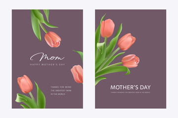 Mothers day template set