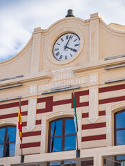 Fototapeta na wymiar Detail view of the town hall (