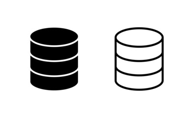 Database icon vector. database sign and symbol