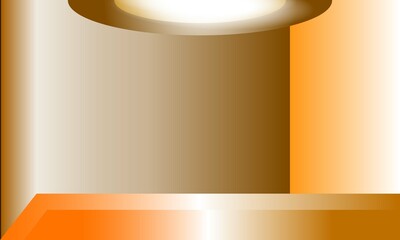 simple and elegant abstract gradient background, orange brown and white sparkling