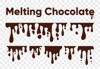 Chocolate with chocolate splashing in the middle isolated on white background