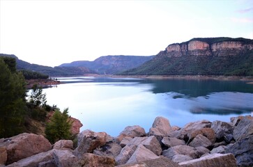 Naklejka premium lake. lago