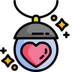 Obraz premium necklace line icon