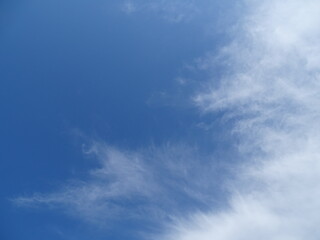 青い空と白い雲