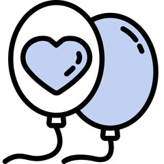 balloon one color icon