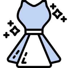 dress one color icon
