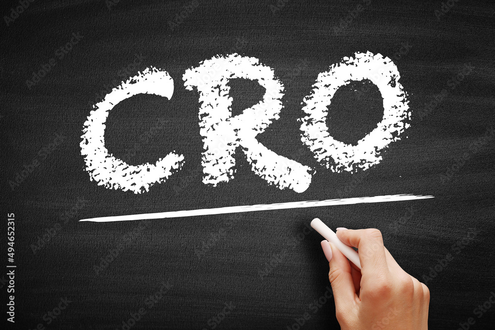 Poster cro conversion rate optimization - process of increasing the percentage of conversions from a websit