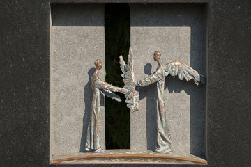 Friedhof, Grabstein, Statue	