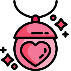 necklace Two Tone icon