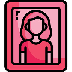 photo frame Two Tone icon