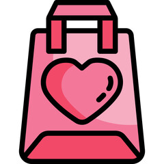 shopping bag Two Tone icon