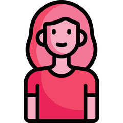 woman Two Tone icon
