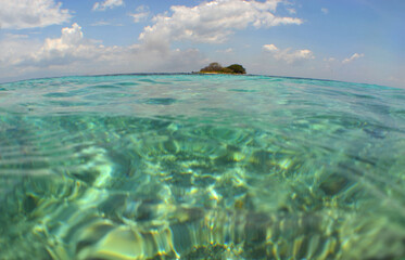 paradise island , caribbean sea , blue sky , Venezuela