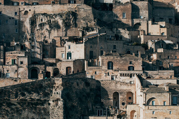 view of the city of matera