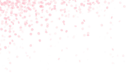 水彩風　桜吹雪のイラスト　花吹雪　春の背景装飾