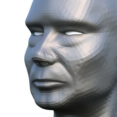 person in mask 3d