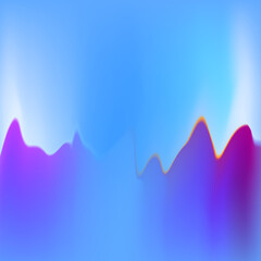 Trendy abstract rainbow blurred background. Smooth watercolor vector illustration for web, template, posters, card, banner. Pastel colors gradient mesh pattern