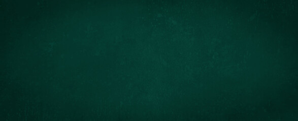 Dark green stone concrete paper texture background panorama banner long, with space for text