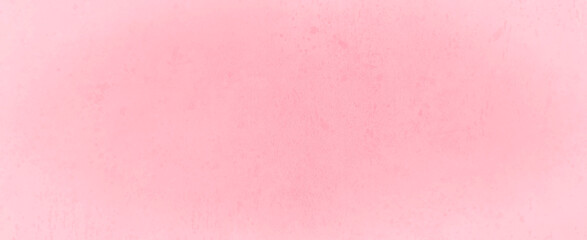 Bright pastel pink colored painted paper texture background template pattern, long panoramic banner
