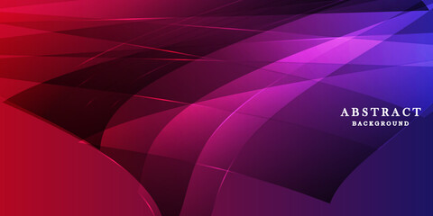 Modern red and blue background vector design