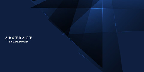 Obraz premium Modern dark blue background vector design