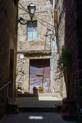 Fototapeta na wymiar Bomarzo, medieval village in Viterbo province