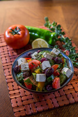 salad with feta cheese