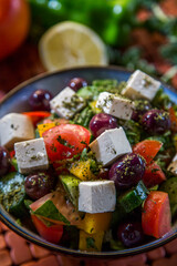 salad with feta cheese