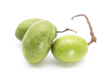 olive branch isolated on white background