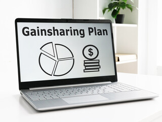 Gainsharing plan is shown on the photo using the text