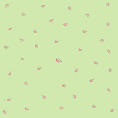 magnolia pattern with pistachio background