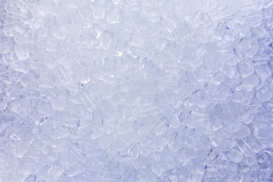 ice cubes as background top view