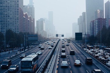 Vehicles travelling on fast roads