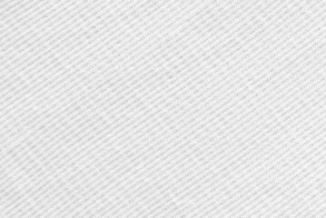 Soft white ribbed jersey fabric texture or background
