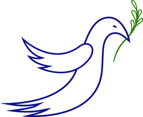 Obraz premium The dove is a symbol of peace