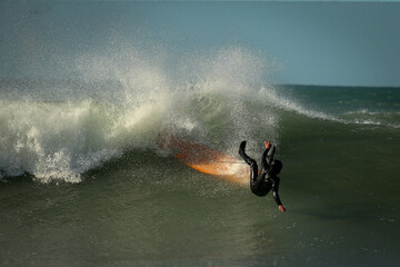 surfer on the beach