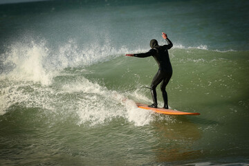 surfer in action
