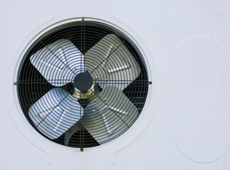 The fan of air conditioners