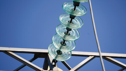 Electrical substation - electrical installation. Reception, conversion and distribution of...